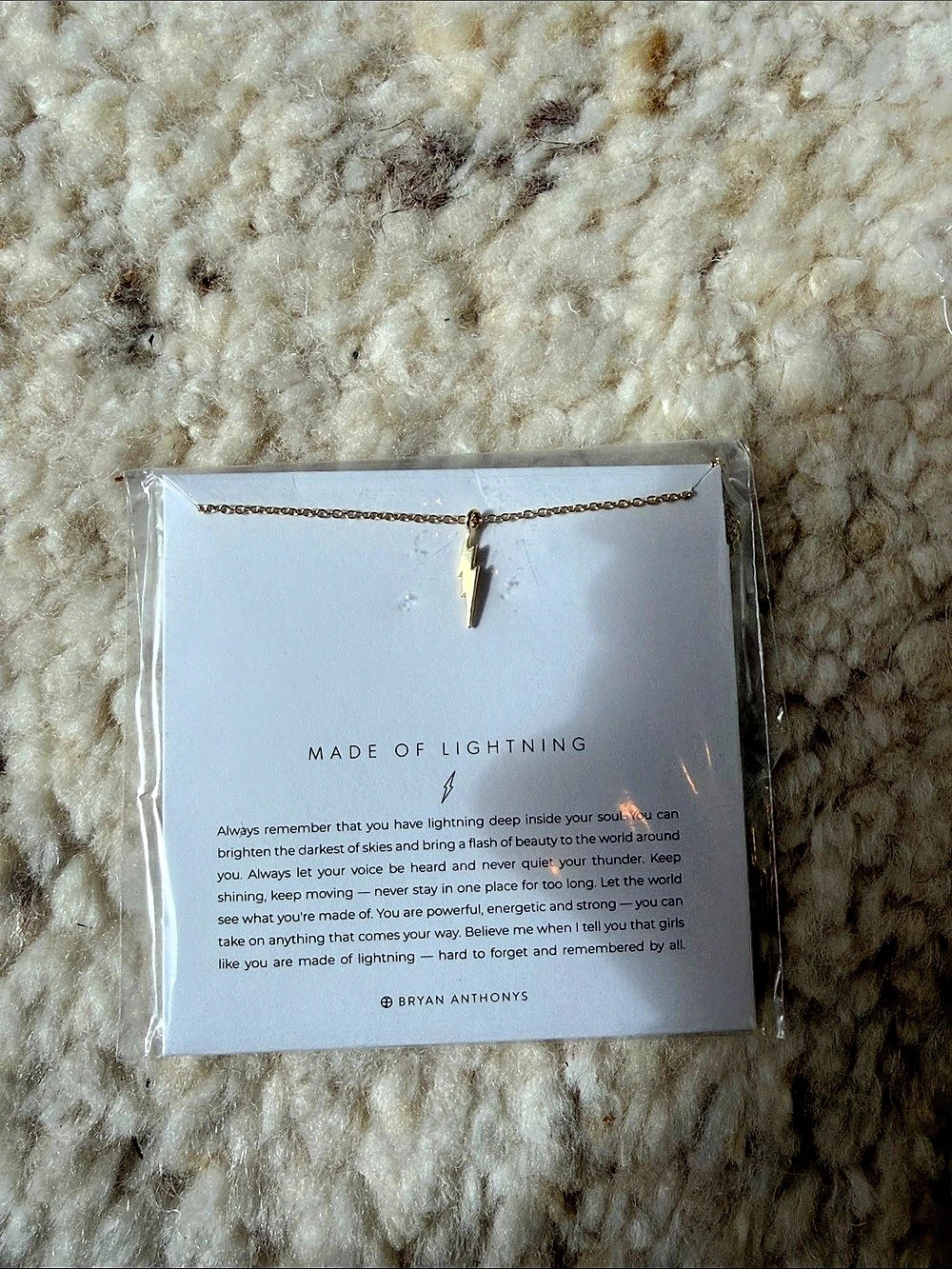 Bryan Anthonys Made of Lightning Necklace Gold